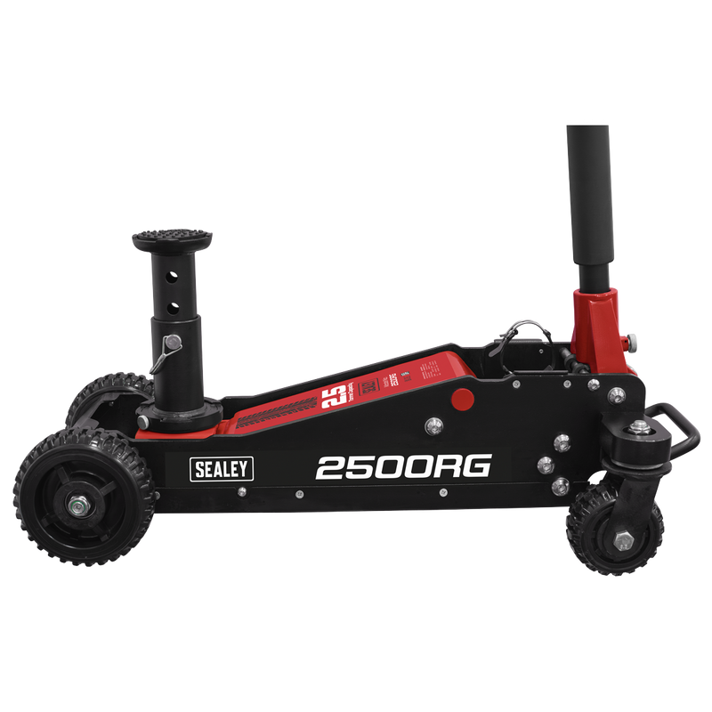 Sealey Trolley Jack 2500RG 2.5 Tonne for Off-Road Vehicles