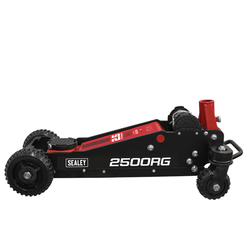 Sealey Trolley Jack 2500RG 2.5 Tonne for Off-Road Vehicles