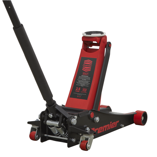 Sealey Premier Trolley Jack 2.5 Tonne Low Profile Model 2501LE