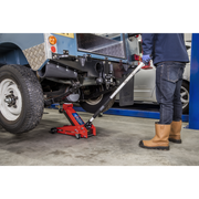 Sealey Trolley Jack 3 Tonne & Axle Stands Combo 3000CXDCOMBO1