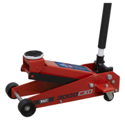 Sealey Trolley Jack 3 Tonne & Axle Stands Combo 3000CXDCOMBO1