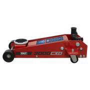 Sealey Trolley Jack 3 Tonne & Axle Stands Combo 3000CXDCOMBO1