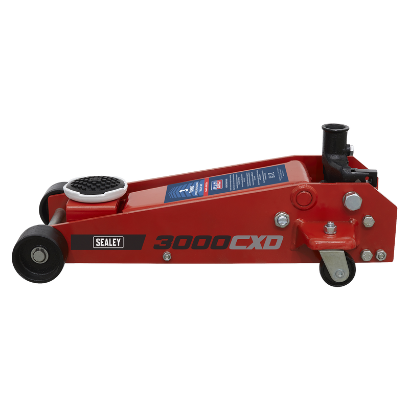 Sealey Trolley Jack 3 Tonne & Axle Stands Combo 3000CXDCOMBO1