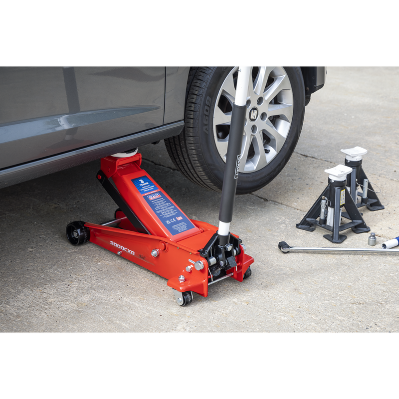 Sealey Trolley Jack 3 Tonne Quick Lift Model 3000CXD
