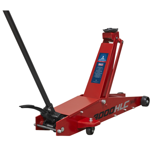 Sealey Premier Trolley Jack 3000HLC 3 Tonne Long Reach