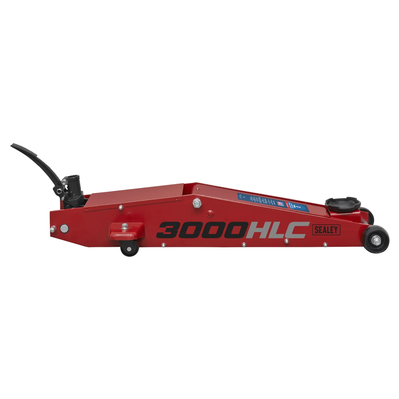 Sealey Premier Trolley Jack 3000HLC 3 Tonne Long Reach