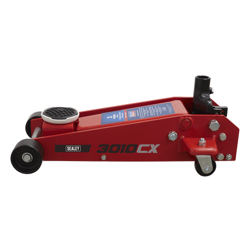 Sealey Trolley Jack 3 Tonne with Axle Stands 6 Tonne Capacity
