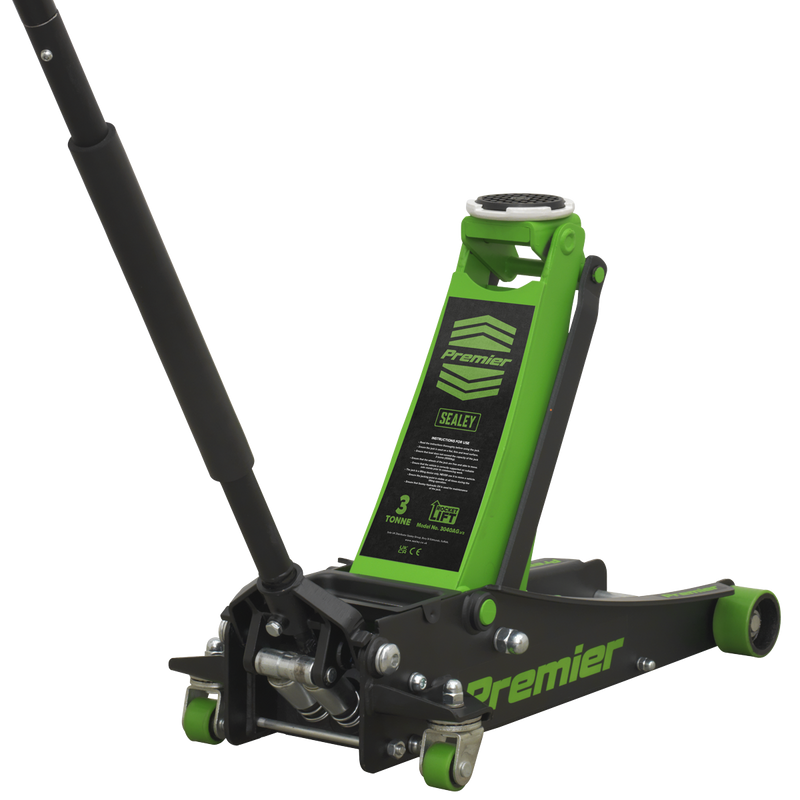 Sealey Premier 3 Tonne Trolley Jack with Axle Stands Combo Set