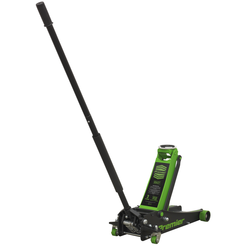 Sealey Premier 3 Tonne Trolley Jack with Axle Stands Combo Set