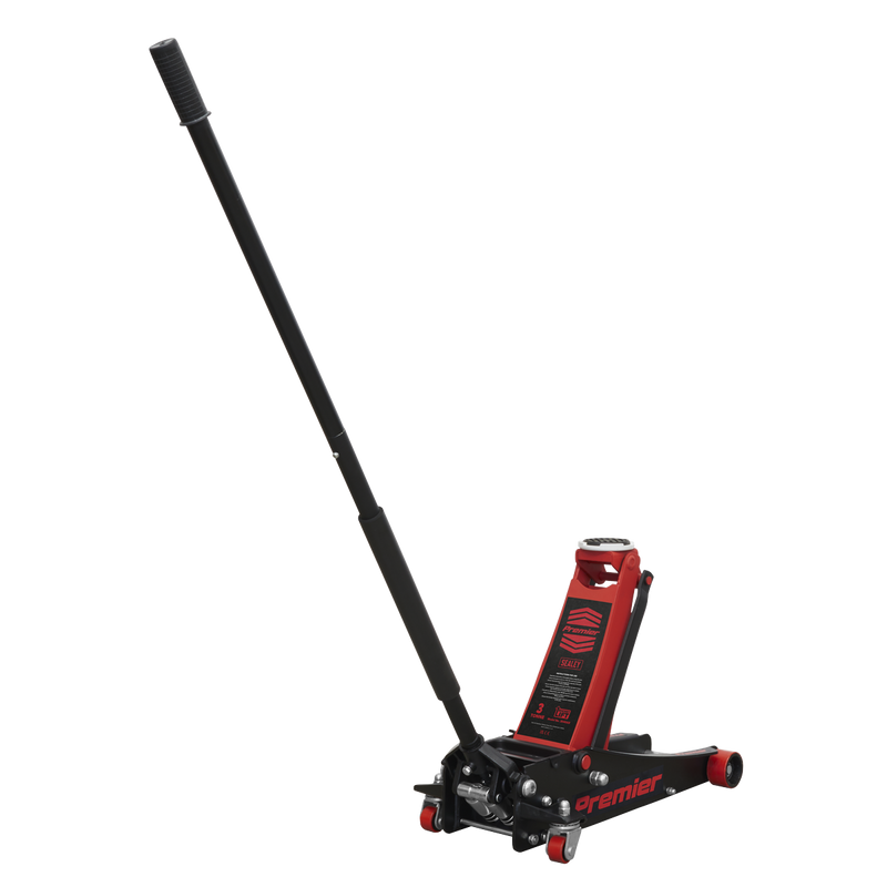 Sealey Premier Trolley Jack 3 Tonne & Axle Stands Combo 3040ARCOMBO