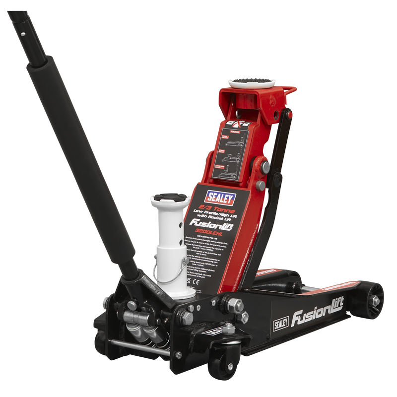 Sealey 3200LEHL Trolley Jack 2T Low Profile/3T High Lift
