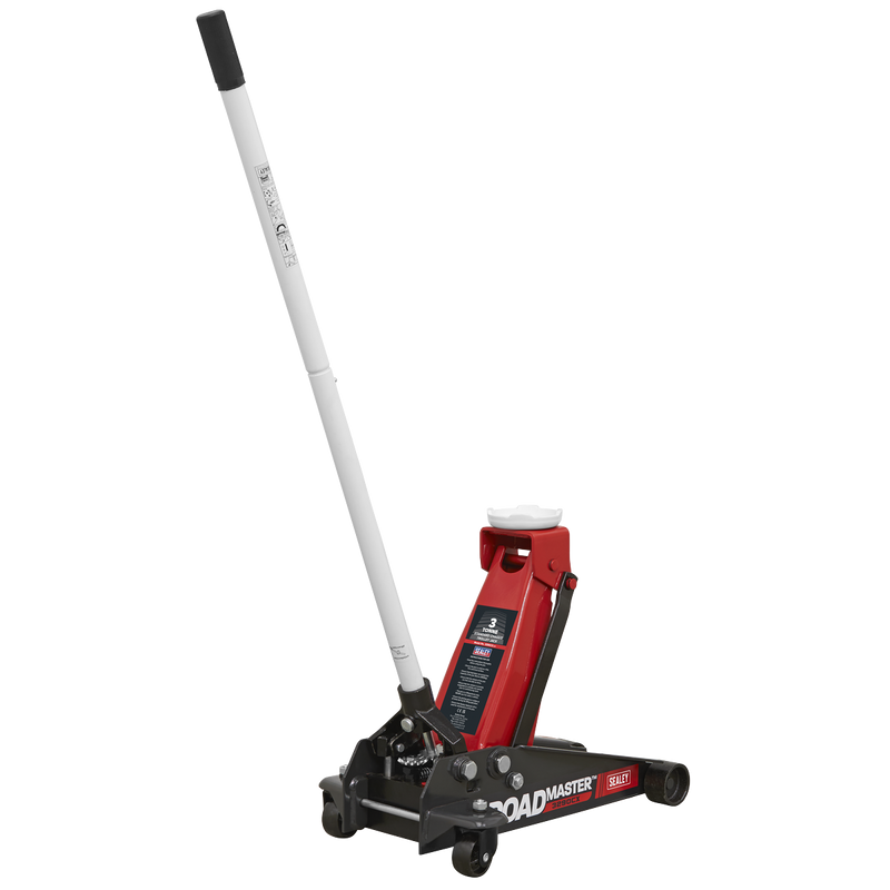 Sealey Trolley Jack Combo 3 Tonne with Axle Stands & Gloves