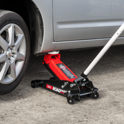 Sealey Trolley Jack Combo 3 Tonne with Axle Stands & Gloves