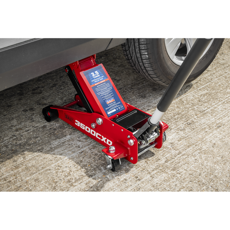 Sealey Trolley Jack 3.5 Tonne Model 3500CXD