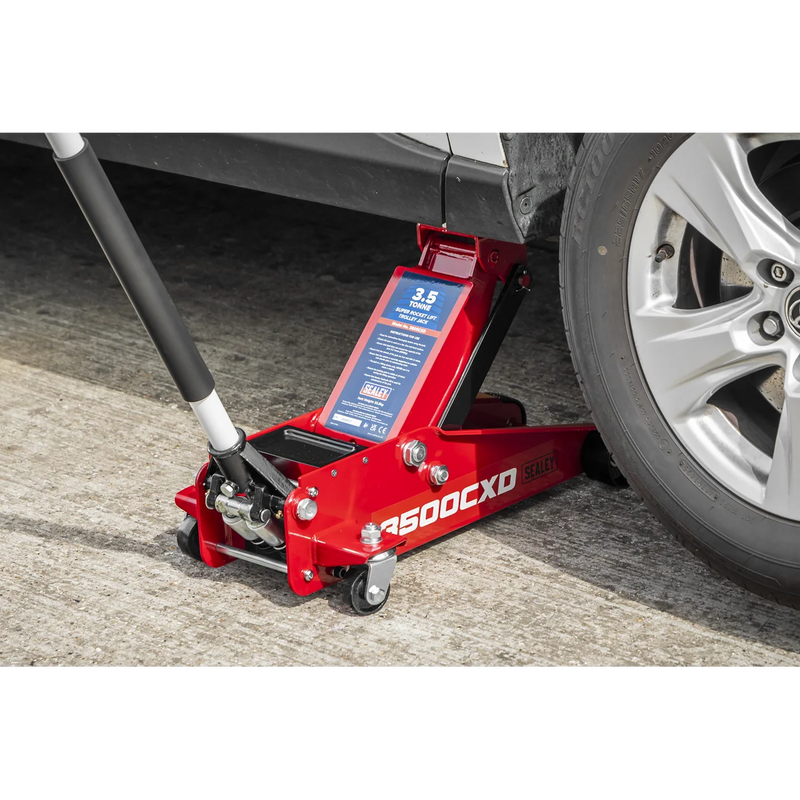 Sealey Trolley Jack 3.5 Tonne Model 3500CXD