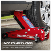 Sealey Trolley Jack 3.5 Tonne Model 3500CXD