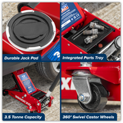 Sealey Trolley Jack 3.5 Tonne Model 3500CXD