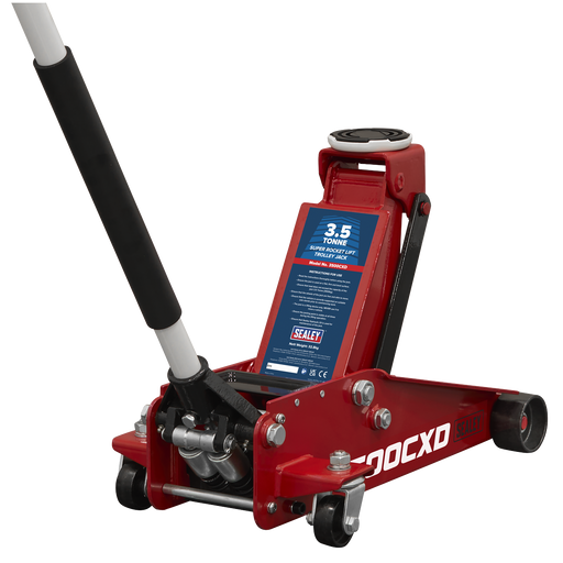 Sealey Trolley Jack 3.5 Tonne Model 3500CXD