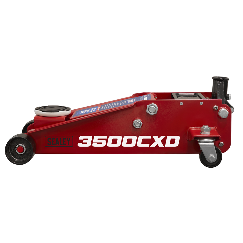Sealey Trolley Jack 3.5 Tonne Model 3500CXD