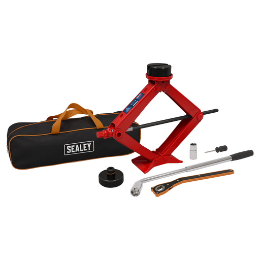 Sealey Heavy-Duty Scissor Jack Kit 2 Tonne for Electric Vehicles