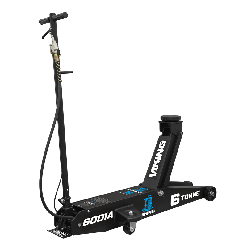 Sealey Trolley Jack 6001A 6 Tonne Long Reach Air/Manual Operation