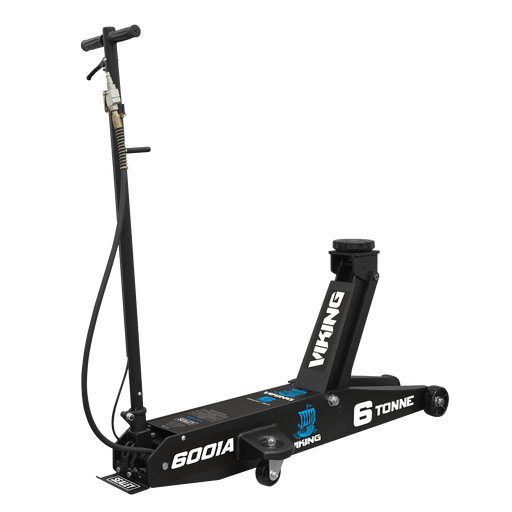 Sealey Trolley Jack 6001A 6 Tonne Long Reach Air/Manual Operation