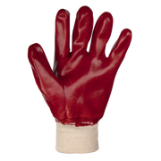 Worksafe Large PVC Knit Wrist Gloves 12 Pairs - Safety Hand Protection