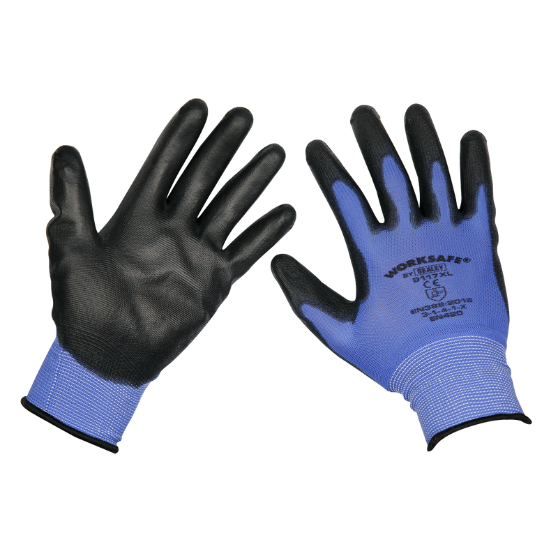 Worksafe Grip Gloves X-Large 120 Pairs Flexible Hand Protection