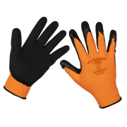 Worksafe Foam Latex Gloves Large Pack of 12 Pairs