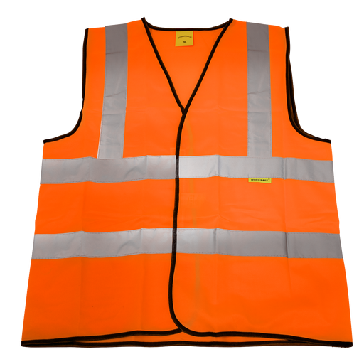 Worksafe Hi-Vis Waistcoat Medium 100% Polyester