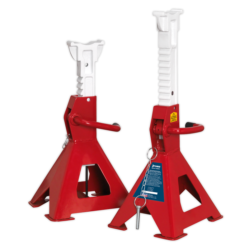 Sealey Axle Stands AAS3000 3 Tonne Capacity (Pair)