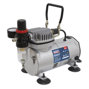 Sealey Mini Air Brush Compressor 122W 50psi