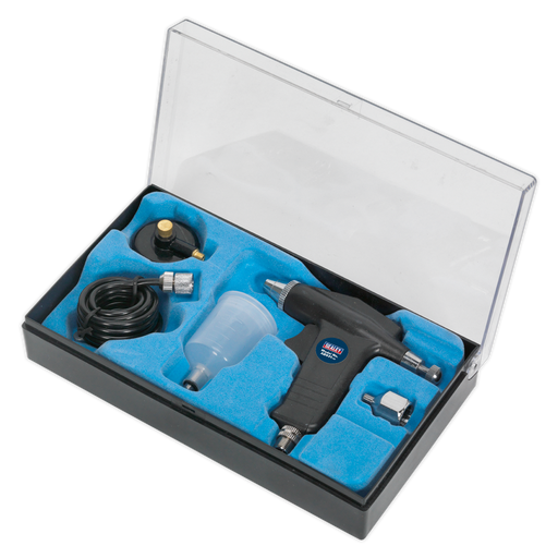 Sealey Air Brush Kit AB931 Mini Airbrush 15-45psi