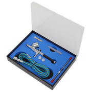 Sealey Gravity Feed Air Brush Kit 7cc with Nozzle Sizes 0.2-0.5mm