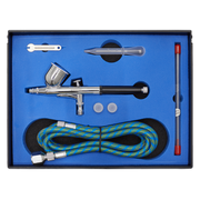 Sealey Gravity Feed Air Brush Kit 7cc with Nozzle Sizes 0.2-0.5mm