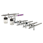 Sealey Mini Air Brush Kit 10 Piece 7-22cc Cup Capacity
