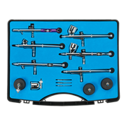 Sealey Mini Air Brush Kit 10 Piece 7-22cc Cup Capacity