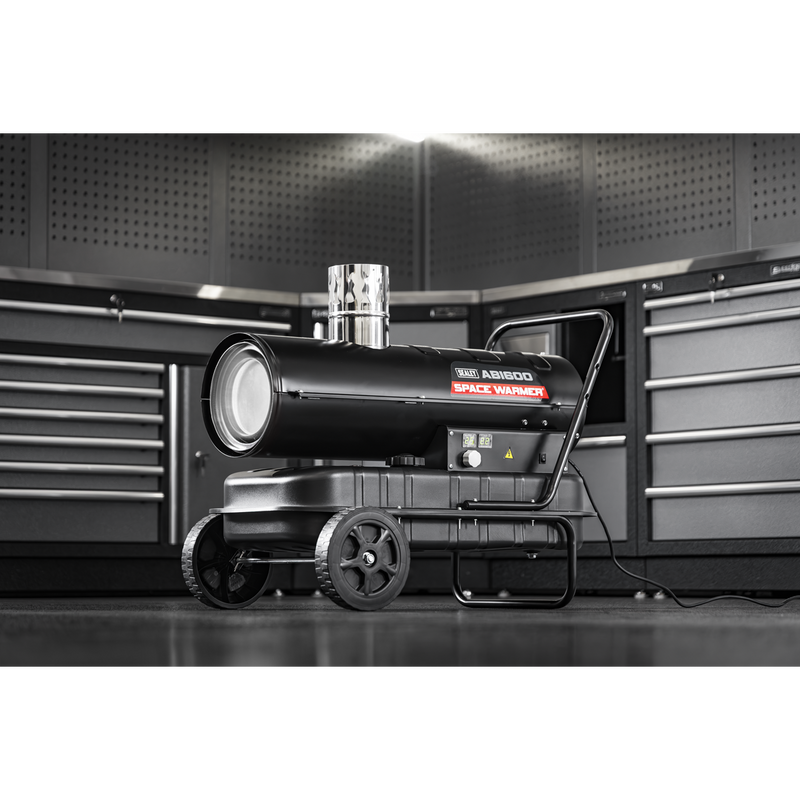 Sealey Space Warmer® Heater ABI600 20kW Kerosene/Diesel