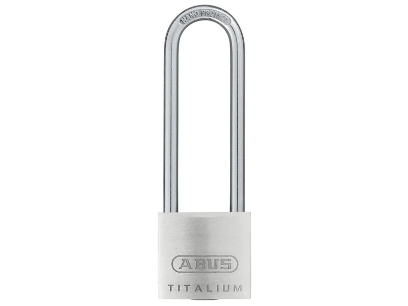ABUS Mechanical 64TI/30mm TITALIUM™ Padlock 60mm Long Shackle Keyed Alike KA6312