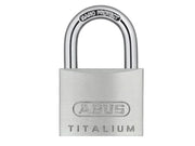ABUS Mechanical 64TI/35mm TITALIUM™ Padlock Keyed Alike KA6355 - 10056196-01