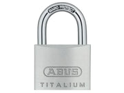 ABUS Mechanical 64TI/40mm TITALIUM™ Padlock Keyed Alike KA6411 - 10054586-01