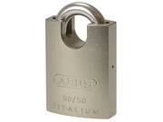 ABUS Mechanical 90RK/50mm TITALIUM™ Padlock Closed Shackle Keyed Alike 2745