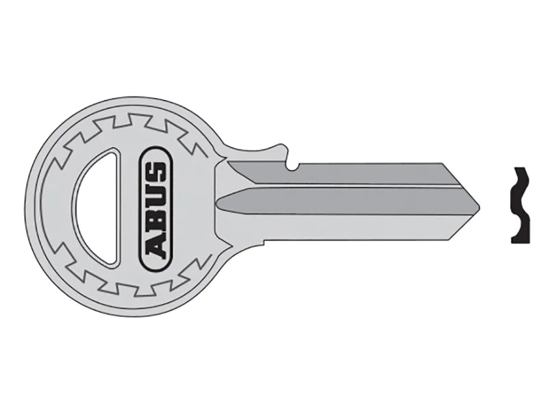 ABUS Mechanical T84/40 40mm Left Hand Key Blank 08682 - 10000682-01