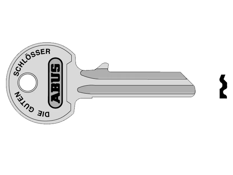 ABUS Mechanical 36/55 55mm Right Hand Key Blank - 10000835-01
