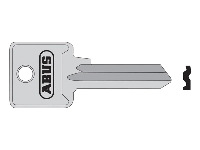 ABUS Mechanical 85/40 40mm L Key Blank - 10002696-01