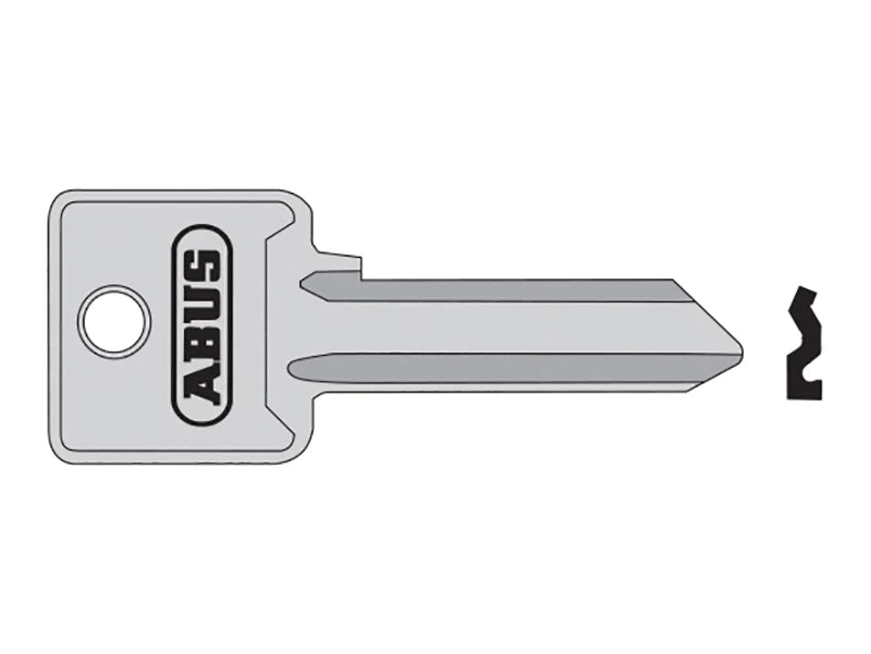 ABUS Mechanical 85/30 30mm Right Hand Key Blank - 10002701-01