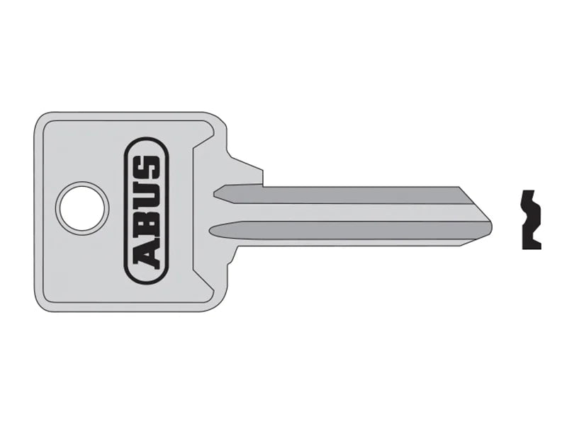 ABUS Mechanical 85/40 40mm Right Hand Key Blank - 10002702-01