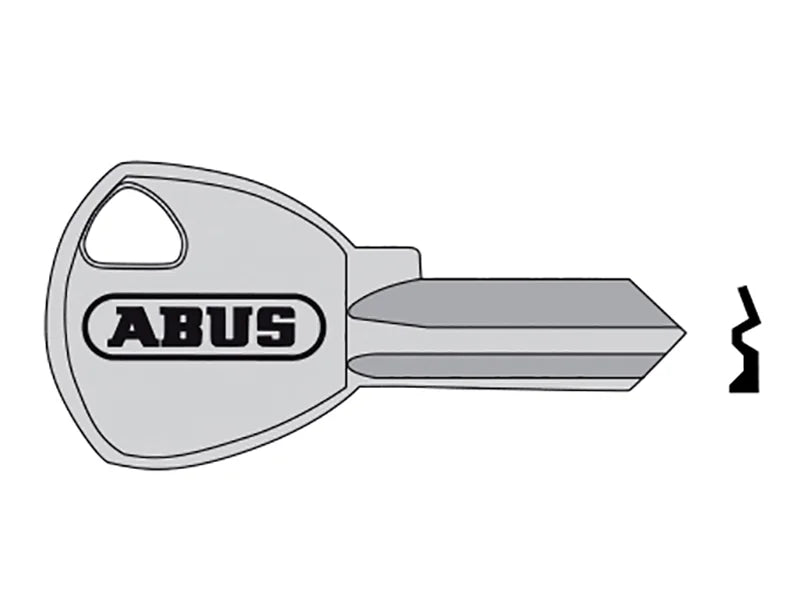 ABUS Mechanical 65/20 20mm New Profile Key Blank - 10011405-01