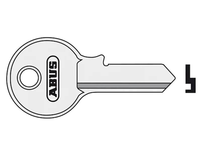ABUS Mechanical 55/40 40mm Key Blank - 10002882-01