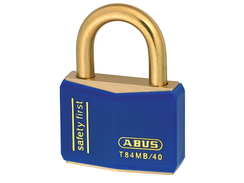 ABUS Mechanical T84MB/40mm Blue Rustproof Padlock - 10022717-01